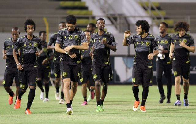 صورة من تدريبات اليوم