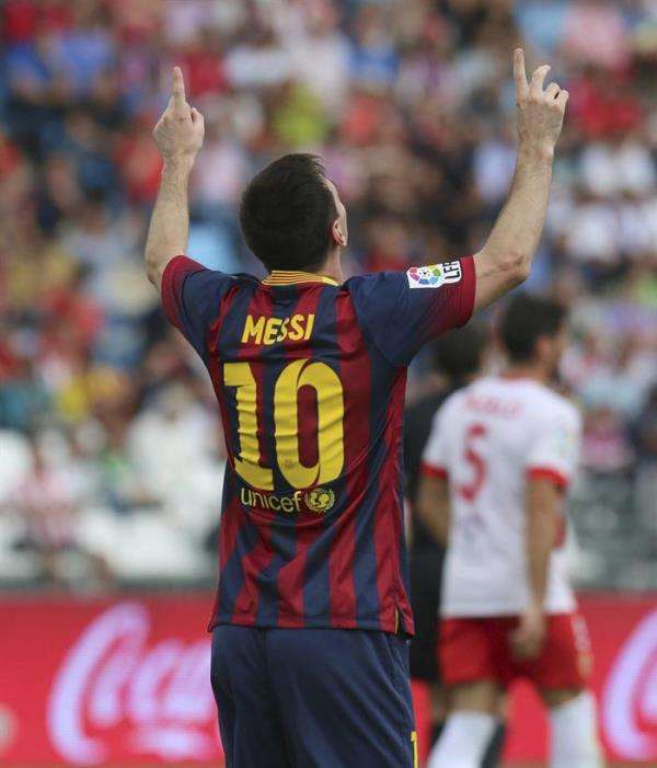 ميسي أحرز الهدف الأول ولم يكمل اللقاء