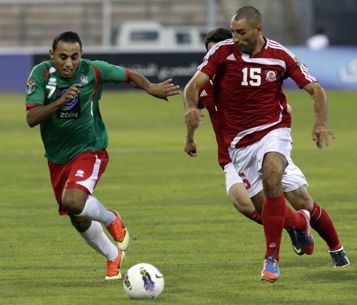 جانب من لقاء الوحدات والجزيرة بالدوري 
