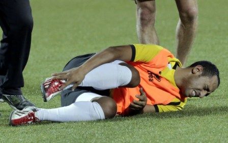 إصابة ابو عمارة 