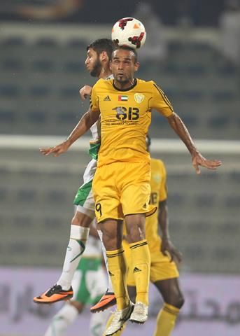 لقطة من المباراة الوصل والامارات  