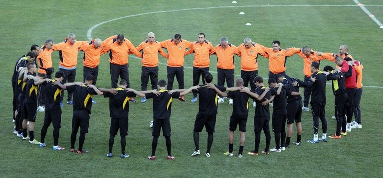 جانب من تدريبات المنتخب الأردني 