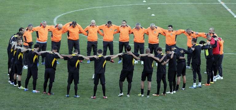 جانب من تدريبات المنتخب الأردني 