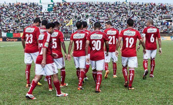 لقطة من مباراة القطن والأهلي في ذهاب قبل نهائي دوري أبطال أفريقيا