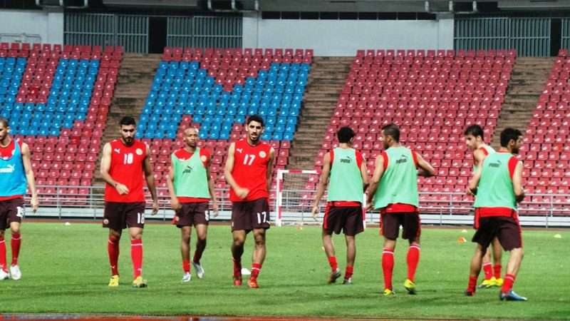  لقطة من تدريبات البحرين في بانكوك
