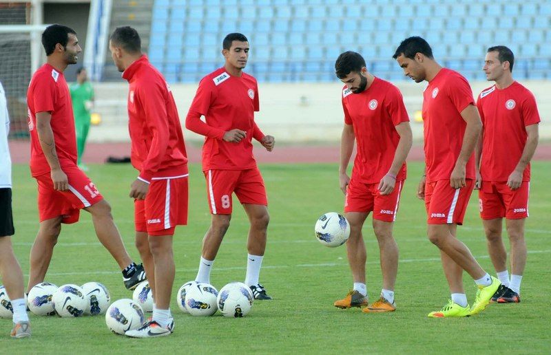 من تدريبات المنتخب اللبناني اليوم بإشراف جيانيني 