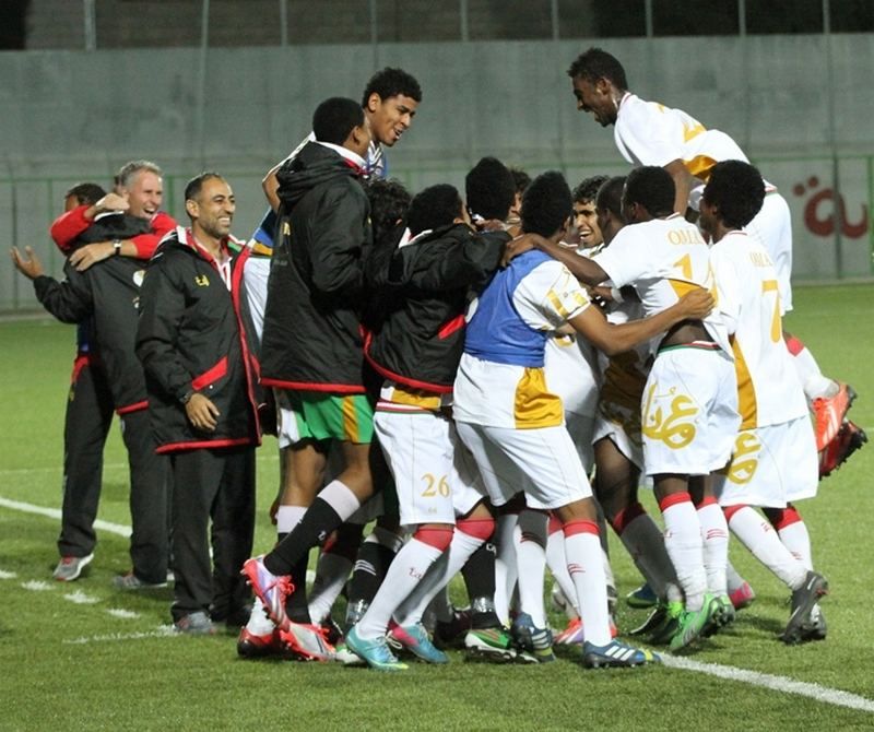 الفرحة العمانية بهدف الفوز والتأهل