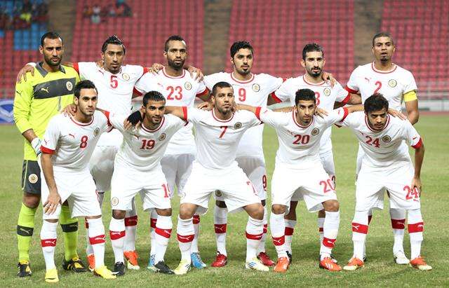 تشكيلة المنتخب البحريني التي خاضت مباراة تايلند الودية