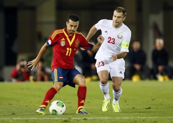 لقطة من مباراة الفريقين