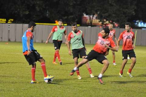  لقطات من تدريب المنتخب البحريني في كوالالمبور