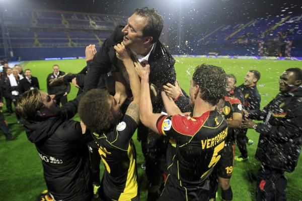 فرحة بلجيكية بالتأهل لمونديال البرازيل 2014