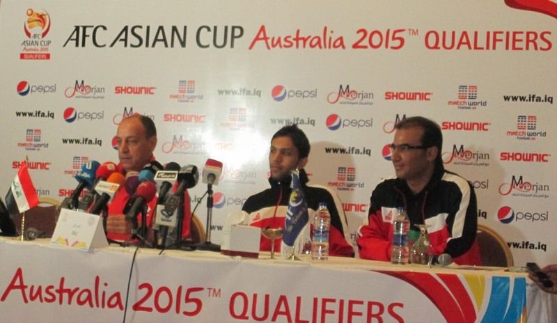 من المؤتمر الصحفي لحكيم شاكر ..تصوير : محمود عز الدين