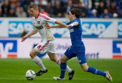 من مباراة سابقة بين ليفركوزن وهوفنهايم