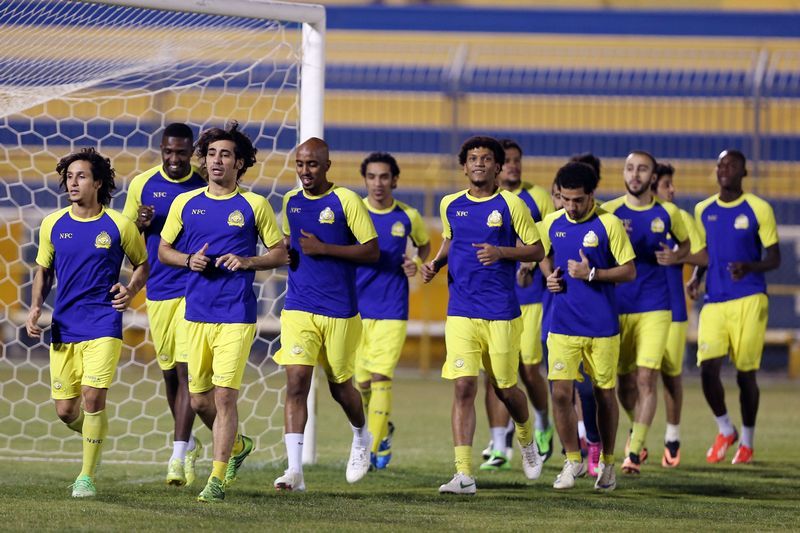 النصر استأنف تدريباته اليوم