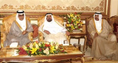 حاكم الشارقة ورئيس الاتحاد الآسيوي