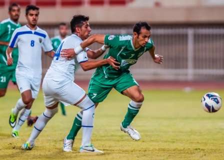 فهد الرشيدي مهاجم العربي اهدر العديد من الفرص امام مرمى الجهراء