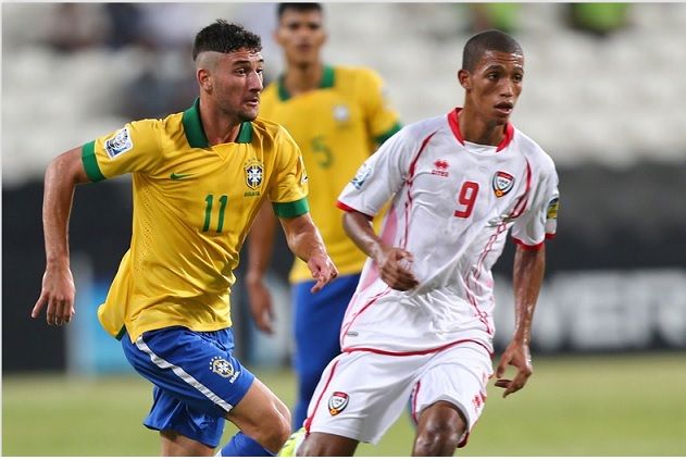 بوتشيليا أحرز أول هدفين للبرازيل 