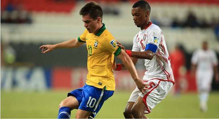 البرازيلي ناثان هداف منتخب بلاده 