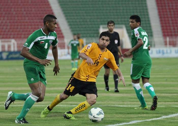 من مباراة صحار والسويق