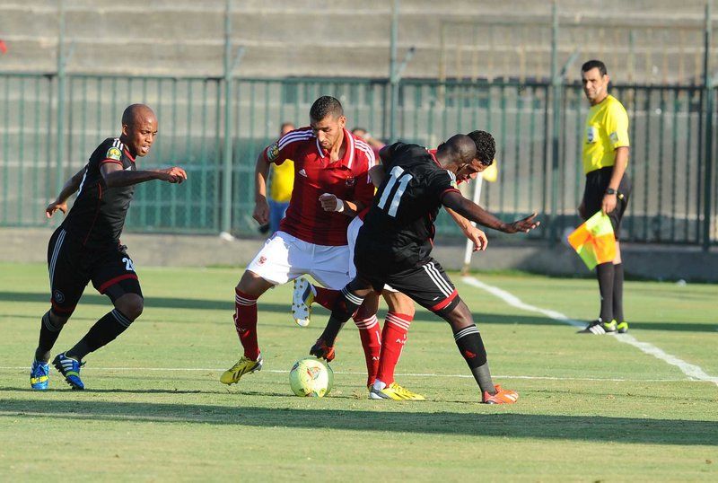 صورة أرشيفية لمباراة الأهلي وأورلاندو التي جرت في الجونة في دور الثمانية