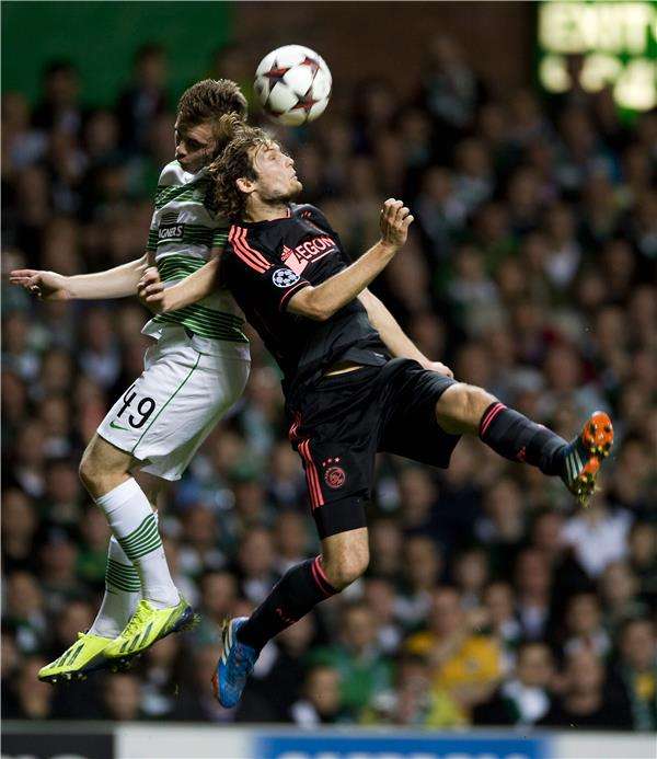 من مباراة أياكس وسيلتيك 