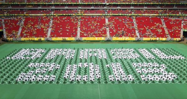 لقطة من افتتاح كأس القارات