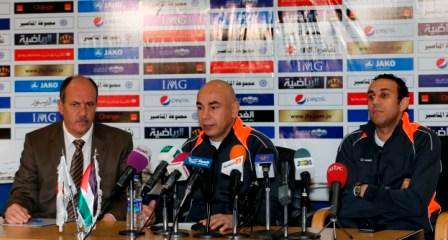 جانب من المؤتمر الصحفي اليوم