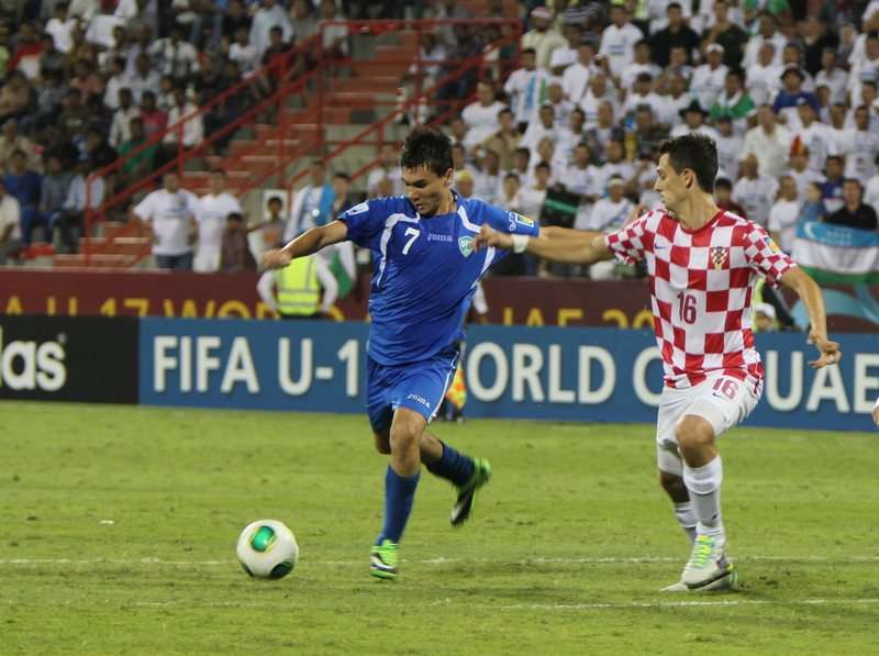 بولتابوف صاحب هدف التقدم لاوزبكستان