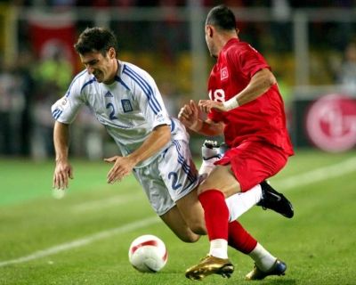 من لقاء اليونان وتركيا 