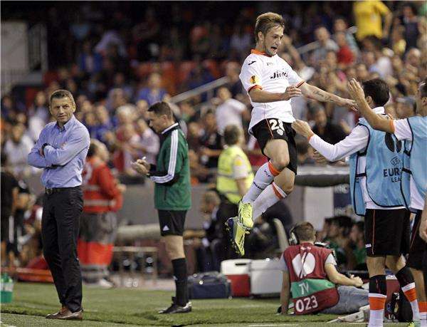 فالنسيا أمطر شباك سانت جالين بخماسية