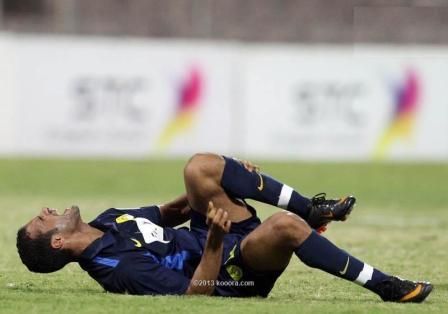 بدر المطوع يؤكد غيابه عن الاملاعب أكثر من 3 شهور للاصابة