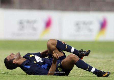 بدر المطوع يؤكد غيابه عن الاملاعب أكثر من 3 شهور للاصابة