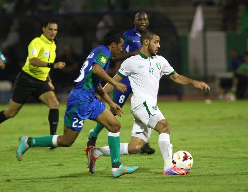 من مباراة الأهلي والشعلة