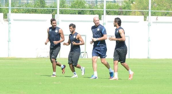 زينجا قاد المران الصباحي للجزيرة