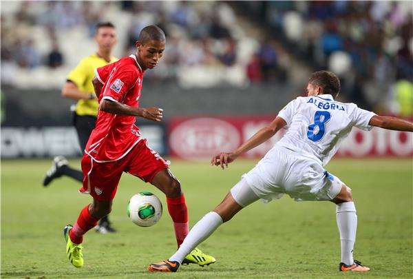 جانب من لقاء هندوراس والإمارات في البطولة 