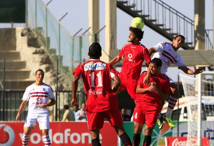 من لقاء الزمالك والإنتاج الحربي في كأس مصر