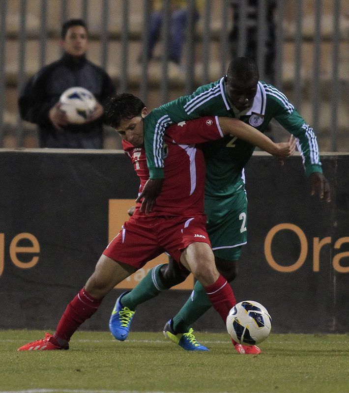 من لقاء الأردن ونيجيريا اليوم