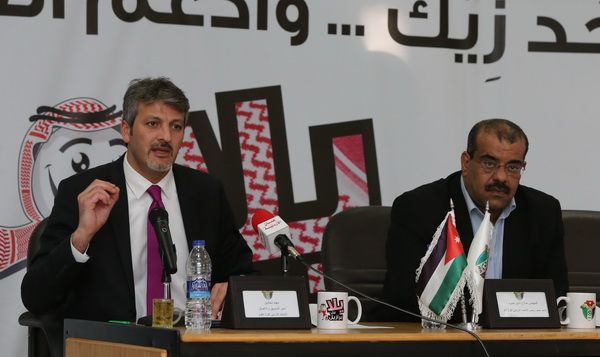 صبرة ومحادين خلال المؤتمر الصحفي