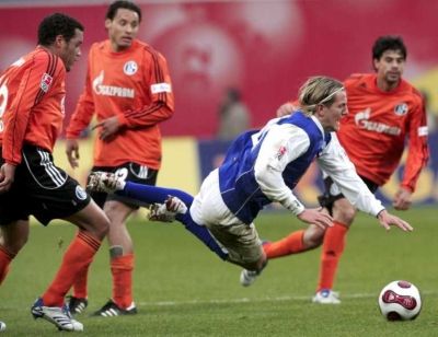 من لقاء هانزا روستوك وشالكة