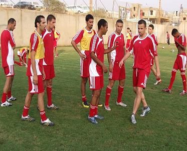 من تدريبات شباب الاردن/ بيروت