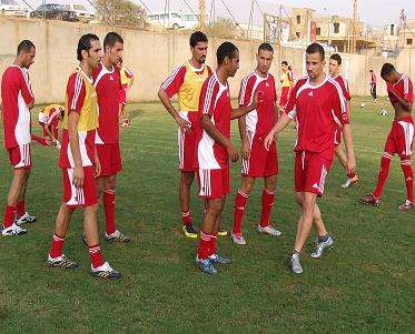 من تدريبات شباب الاردن/ بيروت