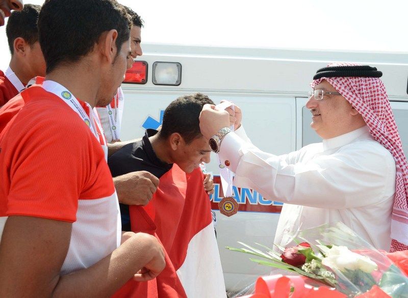 عبدالرحمن عسكر يتوج الأبطال