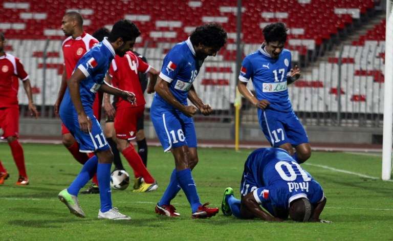 الحد البحريني نجح في الفوز على المحرق في الجولة السابقة ... تصوير زكي الشيخ