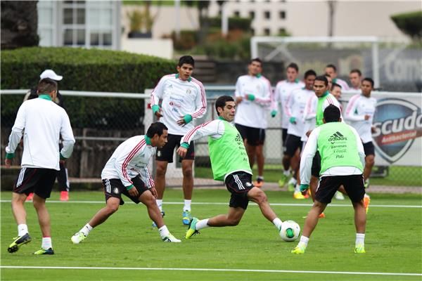 من تدريبات منتخب المكسيك الأخيرة 
