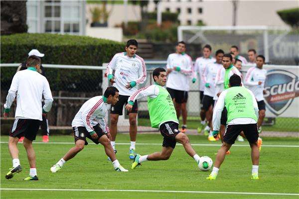 من تدريبات منتخب المكسيك الأخيرة 