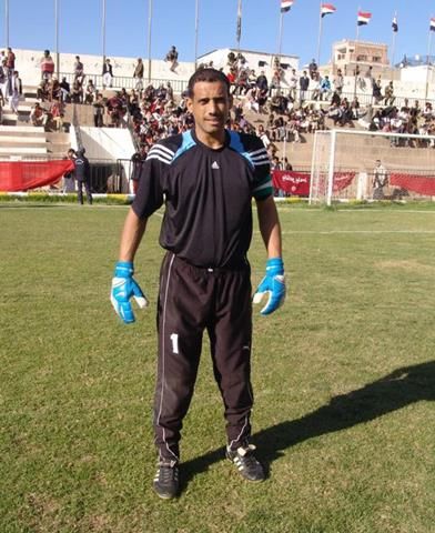 الحارس اليمني معاذ عبد الخالق