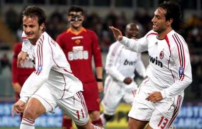 قمة الكالتشيو بين روما وميلان