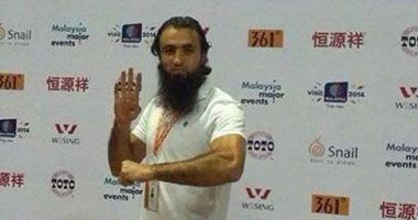 صورة لاعب الكونغ فو  هشام عبد الحميد