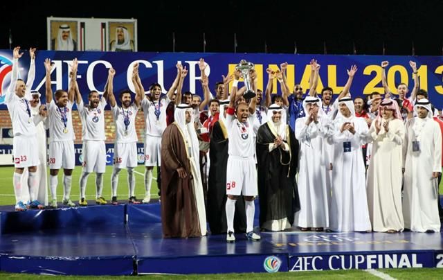 تتويج الكويت بكأس الاتحاد الآسيوي اثار غضب القدساوية