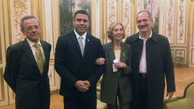 رونالدو خلال الزيارة